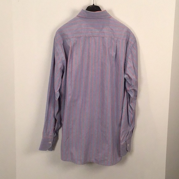 Gianfranco Ferre Studio size 42 striped shirt. Blue and red. - Picture 4 of 4